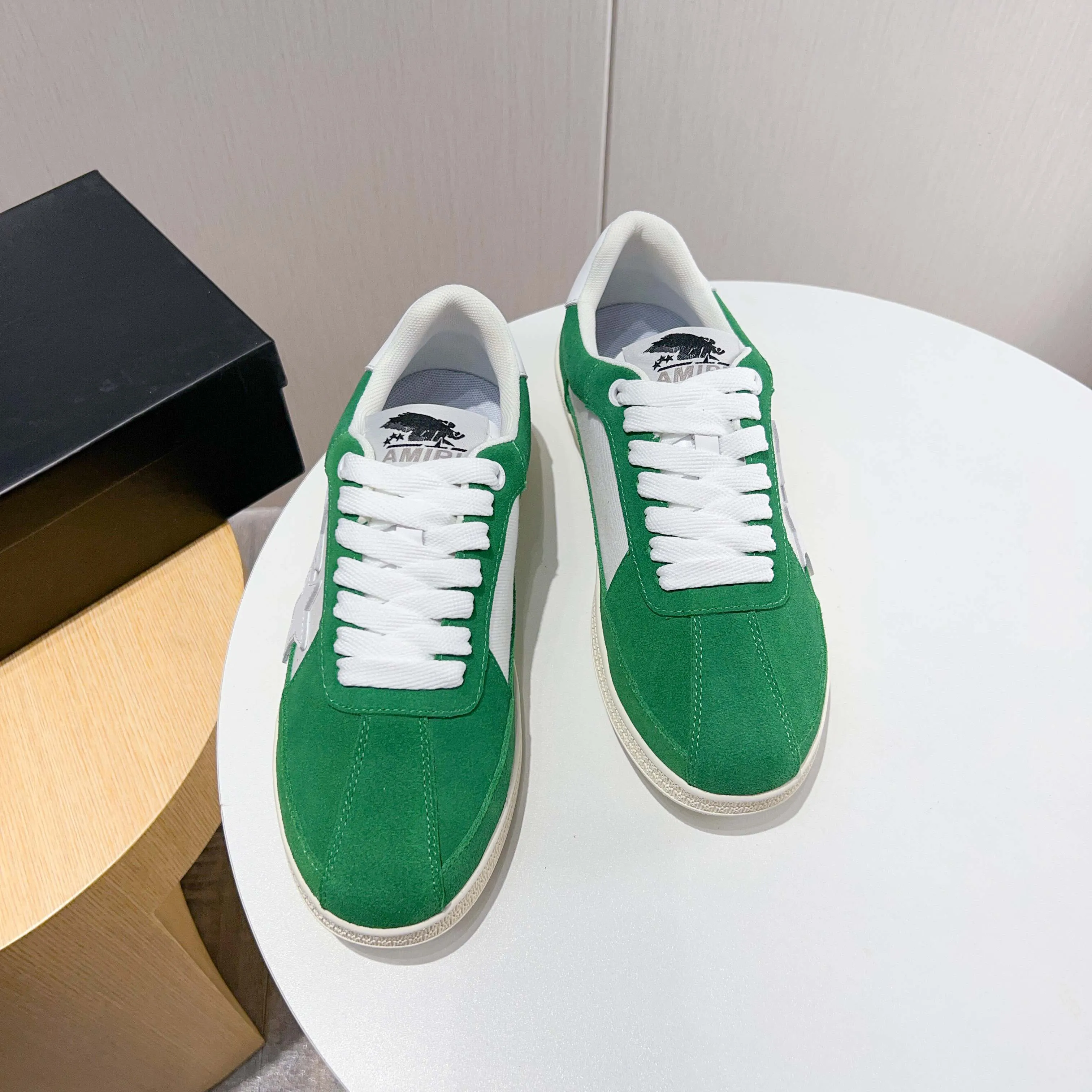 Men's shoes 💰420 [New style] 🌲🌲Balmain - New Amiri trendy shoes, low-top casual sports shoes, the same style as celebrities, made of selected pebbled cowhide and frosted cowhide, original outsole, comfortable on the feet, high-end workmanship, welcome to buy. Size: 39-45 (46 customized)